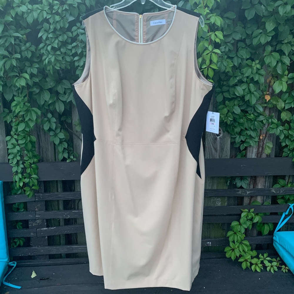 Calvin Klein Plus Sz 22 22W Dress NEW $139
